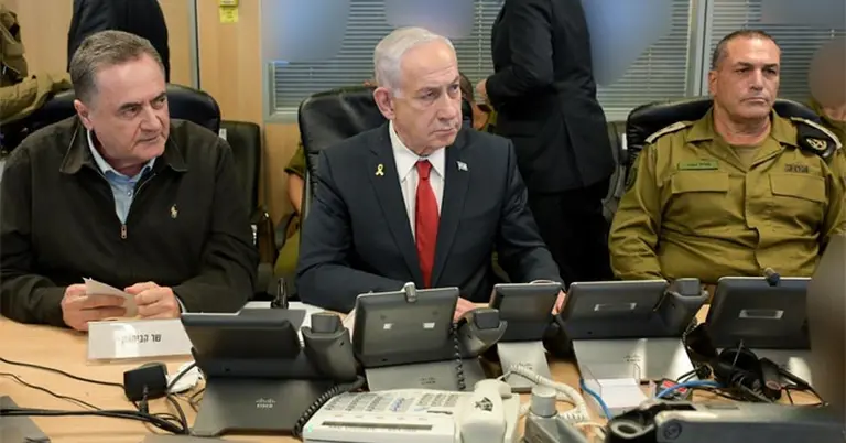 ইসরাইলের প্রতিরক্ষামন্ত্রী ও বেনইয়ামিন নেতানিয়াহু